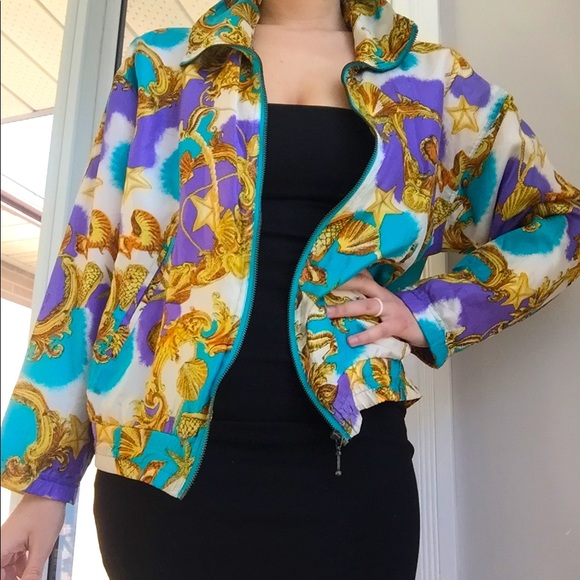 100% Silk Windbreaker Jacket - Picture 4 of 6